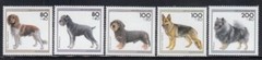 GERMANY Munsterlander, Schnauzer, Dachsund, German Shepard & Wolf Spitz MNH set