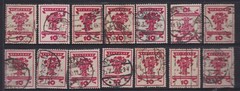 1919 WWII GERMANY Nationalversammlung National Assembly 10pf. Lot x 14