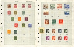 Germany Stamp Collection on 47 Pages, WWII Occupations, Danzig, Thurn++ (KD)
