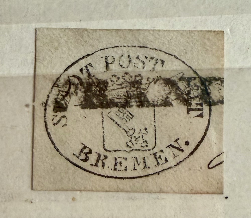 Baden Stadt Post Cancel