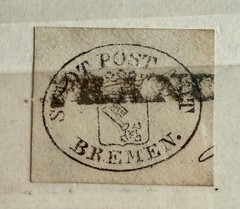 Baden Stadt Post Cancel