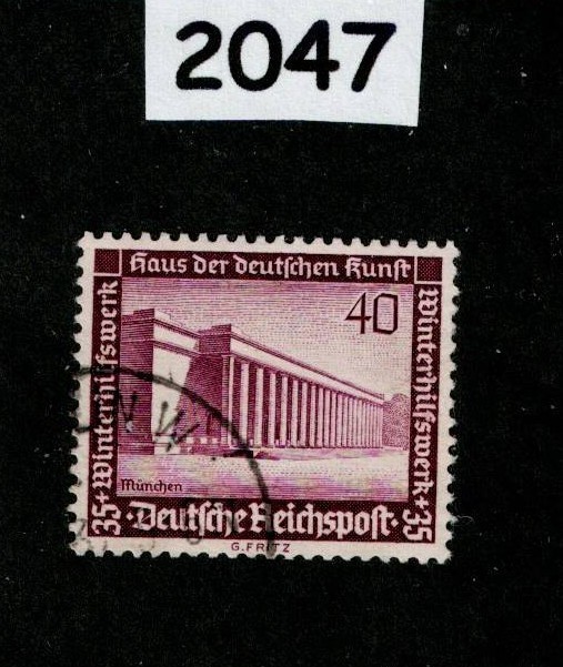 Used stamp Scott B101 1936 Winter relief Culture fund Germany #2047