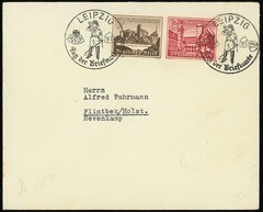 Leipzig Stamp Day Exhibition Special Postmark Deutsches Reich Germany 1940 WWII