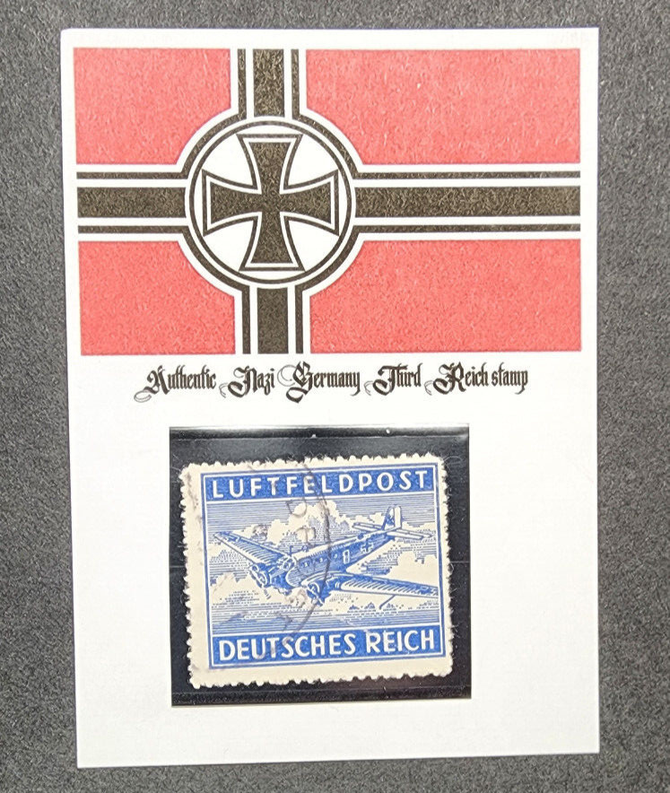 WW2 WWII Nazi German Third Reich German Soldiers Mail FELDPOST stamp w card