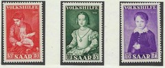 1954 Saar – Scott B101-B103 – MNH, Undisturbed OG – Choice!