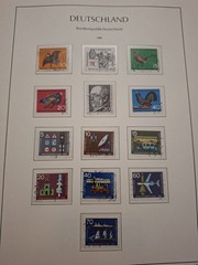 BRD Sammlung 1951-1963 in Leuchtturm-Vordruckalbum – Posthorn-Satz, Heuss, Europ