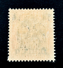 Germany DANZIG Stamp – 1920 Germania Overprint Surcharge Sn 23 MLH r26