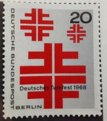 Germany West Berlin 1968 – Athletics Festival MNH stamp SG B315