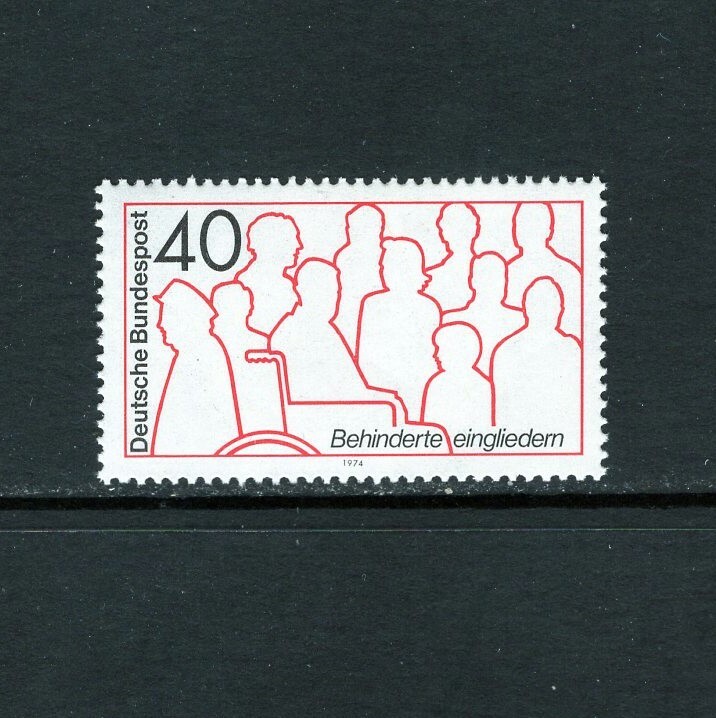Germany 1974 HANDICAPPED PEOPLE WHEELCHAIR SC 1133 MNH