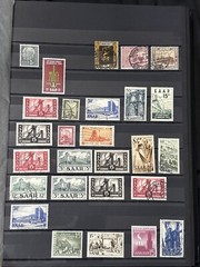 GERMANY DEUTSCHE REICH STAMP COLLECTION + STATE STAMP IN STOCKBOOK USED, MH, MNH