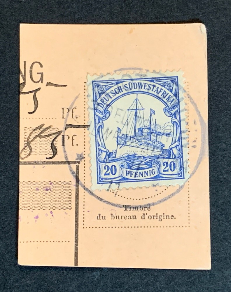 Travelstamps: Germany German Stamps Kaiser’s Yacht 20pf Cancel on Piece