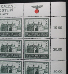 General Government, Adolf Hitler Occupation KLB ex 113-116 Plate Error – READ