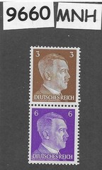 MNH stamps 1941 Adolf Hitler Sc 507a & 510a Third Reich era Germany #9660