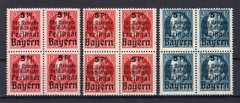 Bavaria 171/74 block of four MNH mint never hinged