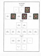Heligoland collection 22 items M/U mounted on specialist pages CV $1,345- (a10k7