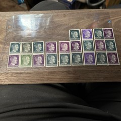 GERMANY SE-TENANT OSTLAND (RUSSIA) 4-STRIPS OF 3; 5 STRIPS OF 2 (MNH/MH) 1209
