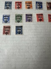German WW2 France Overprint Colmar Propaganda Collection Of 32 Stamps Unused