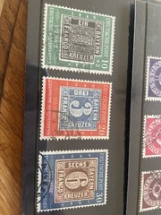 West Germany stamps used posthorn set + Tag der briefmarken 1949 etc cat £267