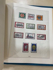 German stamps. 1973 – 1977 colour preprinted Linder album. Used. C409