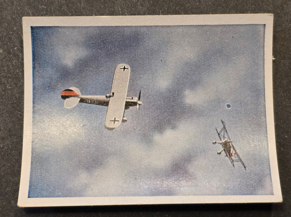 WWII Cigarette Tobacco War Card German Luftwaffe Luftkampf Fighter Plane Combat