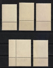 Poland Occupation 1941 MNH Mi 66-70 Architecture of Cracow & Lublin. Edges **