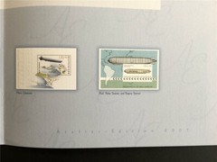 GERMAN POST ART-EDITION 2007/08 LUFTFAHRT ZEPPELIN AVIATION