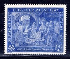 ALLIED OCCUPATION 1947 942AZ ** MINT IMPECCABLE certified SCHLEGEL BPP(06294