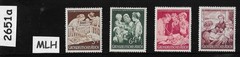 MLH Germany stamp set B253-256 1944 Mother & Children Winter relief WWII #2651a