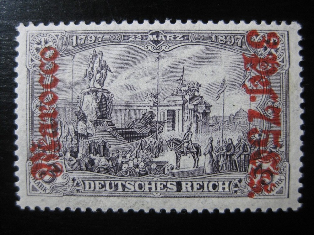 MOROCCO GERMAN OFFICES COLONY Mi. #32A mint MNH stamp! CV $660.00