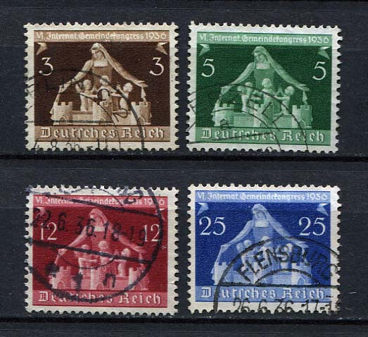 German Reich WW II : Local Government congress set from 1936 – used
