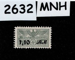 MNH stamp 1,10 RM Revenue WWII Third Reich Germany Medical Disability #2632