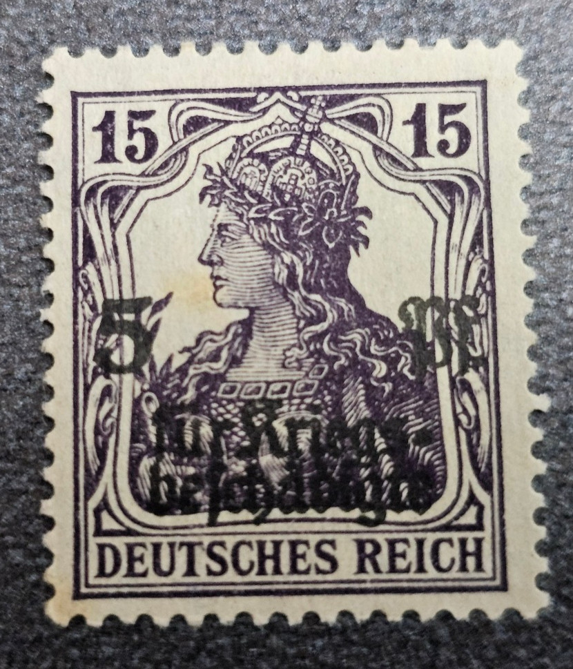 Stamp Germany Reich Germania 5 Pfennig 1919 Mi. Nr. 106 [🇩🇪39465-14]