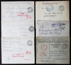Germany Stamps Selection of 55 Feldpost Covers Red Cross Censor Etc