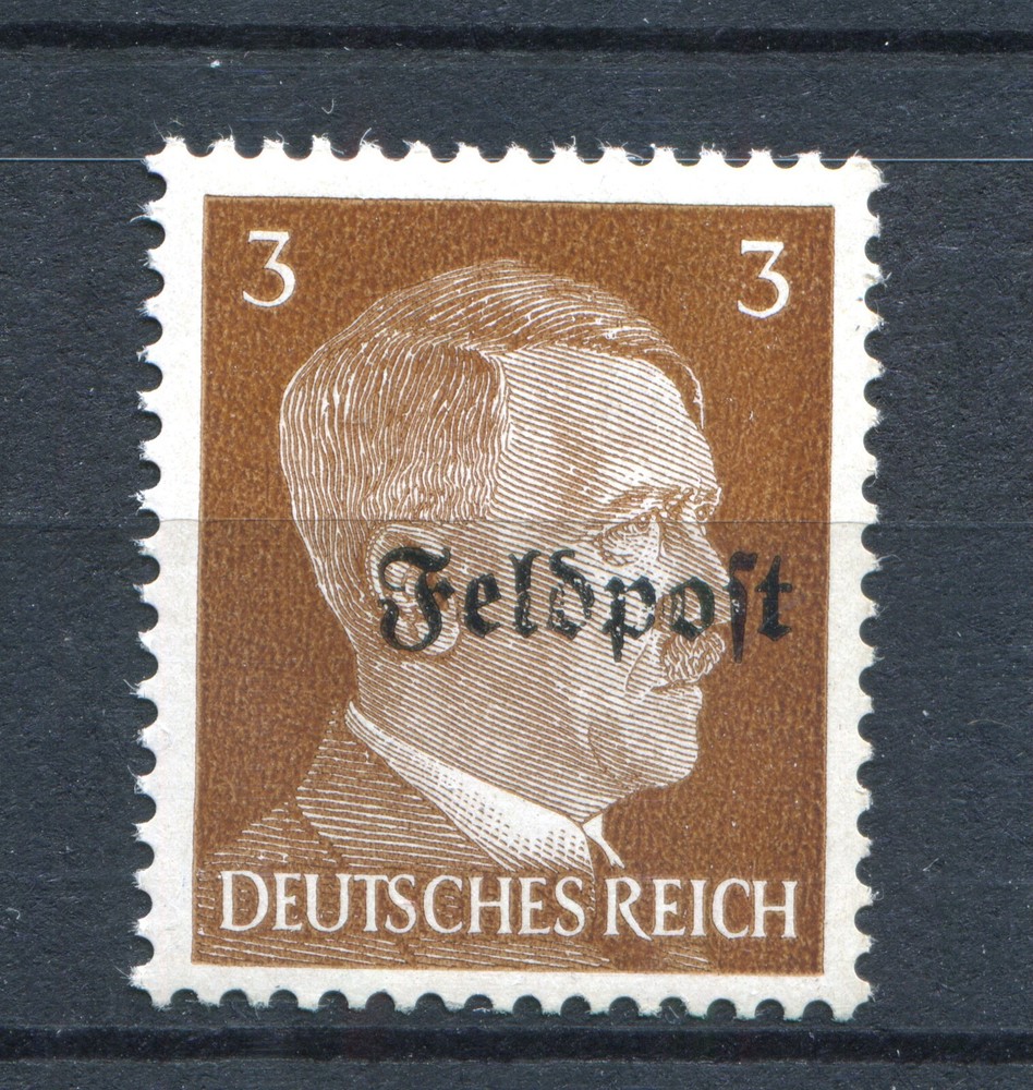 GERMANY 3rd REICH WW2 FELDPOST VERY SCARCE RUHRKESSEL OVERPRINT PERFECT MNH