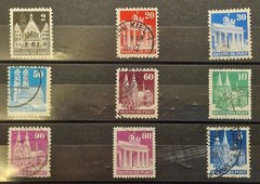 1948 Germany Occupation Stamps, Bautenserie Buildings Series, Allied Zone Epheme