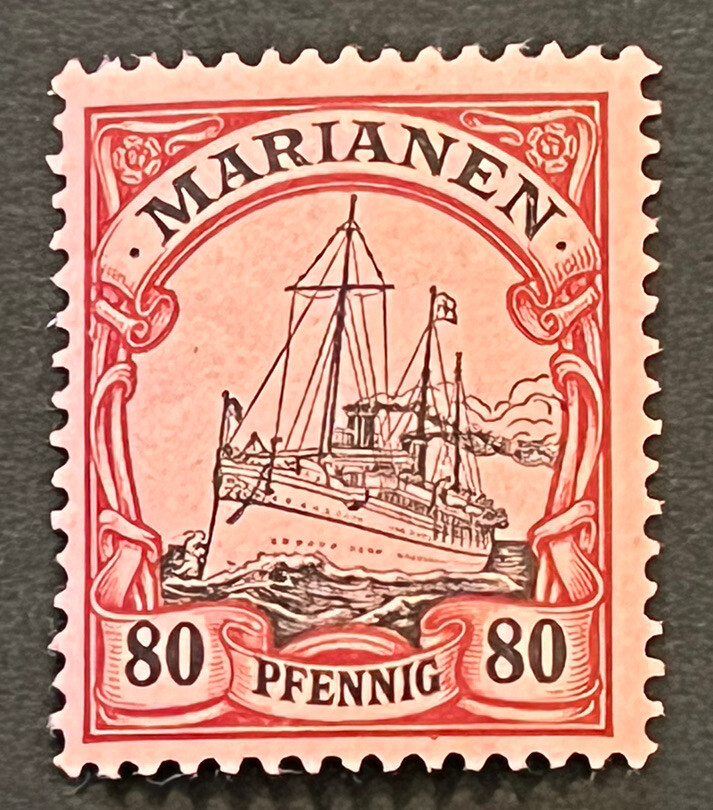 Travelstamps: GERMANY MARIANEN STAMPS Kaiser’s Yacht Mint OG H 80pf UNWMK