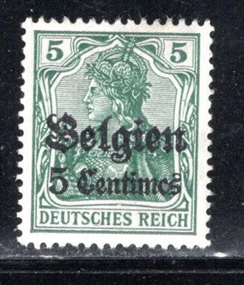 GERMANY STAMPS DEUTSCHES REICH OVERPRINT BELGIUM MINT HINGED NG LOT 1426AX