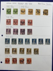 Germany States, Bavaria, Used – hinged on one album page, 1920.