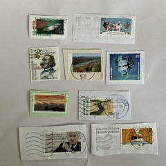9 Germany stamps~2019-2020~Beethoven 250~Fontane~Christmas~Rhine River~porpoise