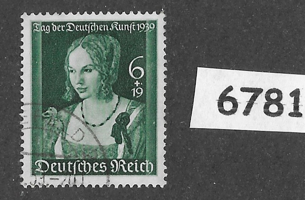 #6781 Venetian woman / German art B146 / 1939 Third Reich era Germany