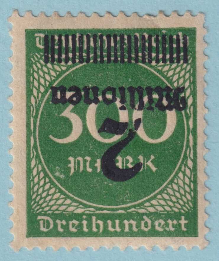 GERMANY 270a MINT HINGED OG * INVERTED OVERPRINT – NO FAULTS VERY FINE! – JBV