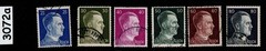 Stamps Adolf Hitler 1941 issues Third Reich era Germany during WWII #3072a