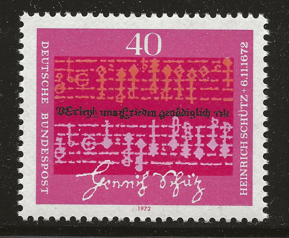 Germany Scott #1096, Single 1972 Complete FVF MNH