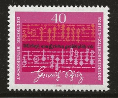 Germany Scott #1096, Single 1972 Complete FVF MNH