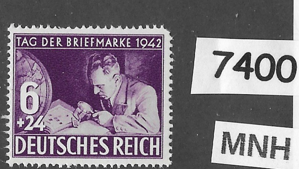 MNH stamp Germany B201 / 1942 Third Reich / Stamp day / Philatelist #8504