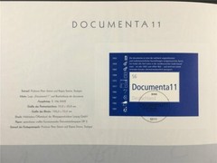 GERMAN POST ART-EDITION 2002/22 BLOCK 56 DOCUMENTA 11 KASSEL ART