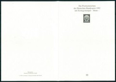 GERMANY FOLDER 1992/10 SUGAR INSTITUTE BERLIN SUGAR BEET