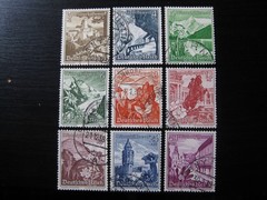THIRD REICH 1938 used Winterhilfswerk Winter Welfare stamp set!