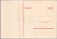 GERMANY 1952 POSTAL SOUVENIR POSTCARD COMM LUTHERAN WORLDWIDE SPECIAL POSTMARK