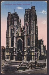 GERMANY 1916, Fieldpost card, Brussels Bellgium, WWI
